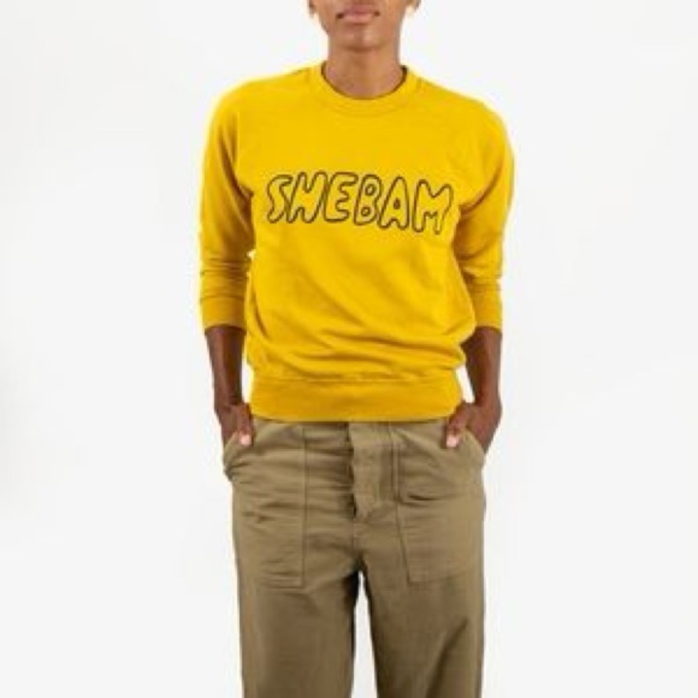Clare V Yellow Sweatshirt
